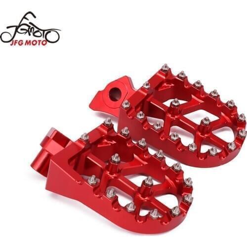 Motorcycle CNC Footrest Footpeg Foot Pegs For HONDA CR125R CR250R CR 125R 250R 1995-1999 CR50 CR 50 1995 1996 1997 1998-2001