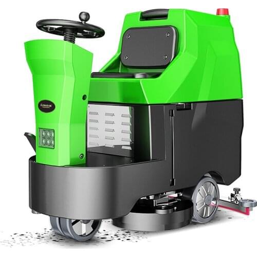 Driving Industrial Washing Machine Commercial Wireless Mopping Factory Workshop Shopping Mall Electric Sweeper Car