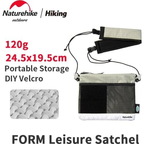 Naturehike Men Women Fashion Sports Bag Waterproof Wear-Resisting Travel Hiking Leisure Satchel Adjustable Single Shoulder Bag