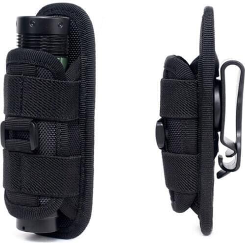 Tactical Flashlight Nylon Holster Torch Carry Case Belt Pouch Flashlight Pouch Outdoor Sport Handing Bag Hunting Accessories Bag