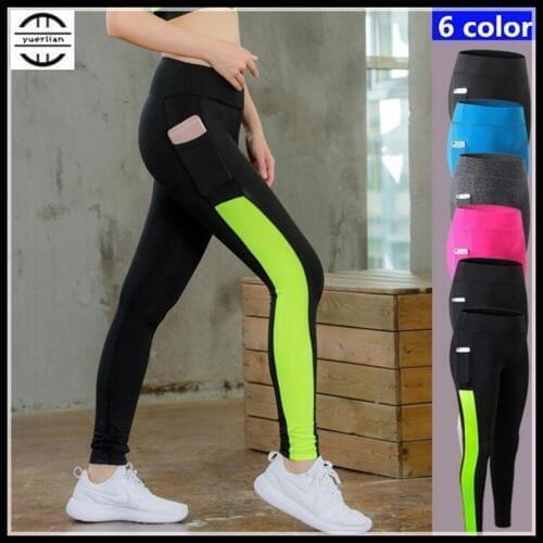100p Women Shapers Exercise 3D Tight Fitness Full Pants Quick-dry Wicking Breathable High Elastic Compression Pocket Long Pants