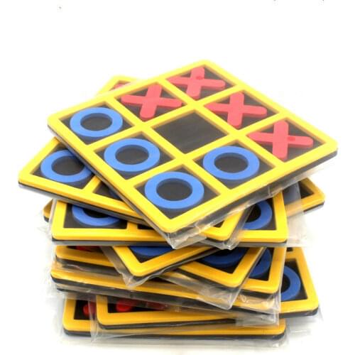 Parent-Child Interaction Leisure Board Game OX Chess Funny Developing Intelligent Educational Toys Puzzles Game Kids Gift