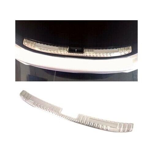 Silver Steel Inner Rear Bumper Protector Cover For Kia Forte / K3 / Cerato 19-20