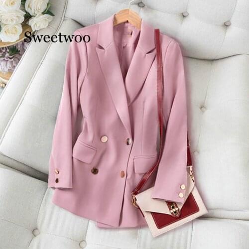 Suit Jacket Female Korean Loose British style 2020 Spring Autumn Blazers New Large Size 5XL Casual Womens Coats