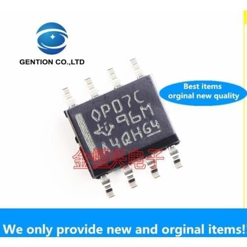 10pcs 100% orginal new OP07CDR OP07CD OP07C OP07 SMD SOP-8 operational amplifier