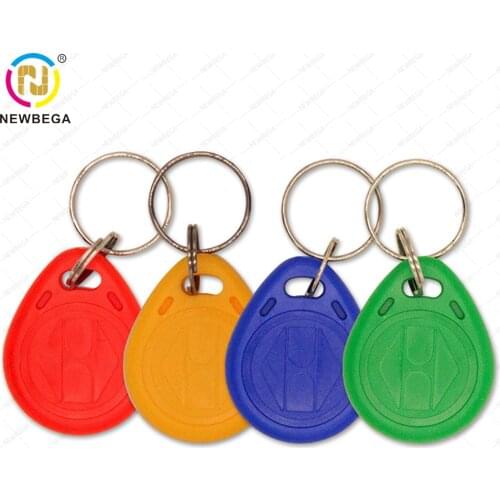 10PCS TK4100 Keychain Read Only Chip RFID 125KHZ Keyfobs Tag for Access Control