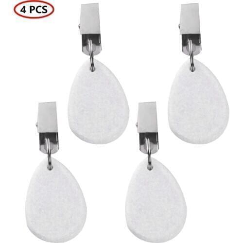 4 Tablecloth Weights Metal Clips Table Cover Hanger Party Home Decor Marble Stone Tablecloth Clamps DIY Table Mat Hanging Weight