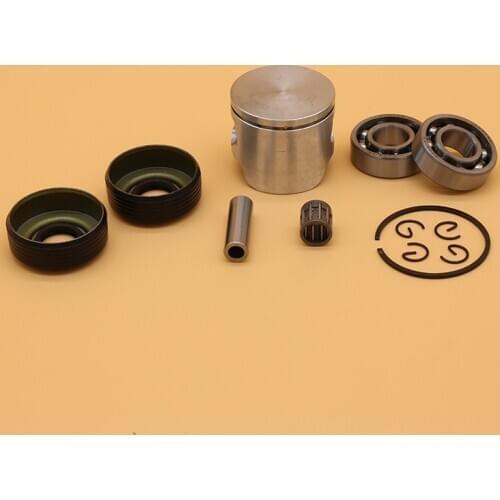 44mm & 45mm Piston Pin Ring Assembly Crank Bearing Oil Seal Fit For HUSQVARNA 350 351 353 Gas Chainsaw Replacement Parts