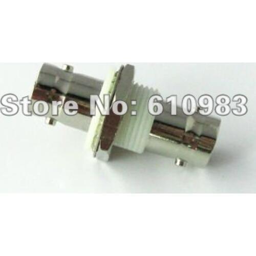 5 pieces\lot) BNC adapter BNC Female Jack to BNC Female with nut bulkhead dielectric straight adapter Connector