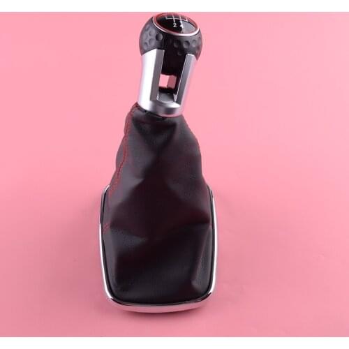 5 Speed Interior Center Gear Shift Knob Gaiter Boot Cover Fit For VW Golf MK4 GTI R32 Jetta Bora 1999 2000 2001 2002 2003 2004