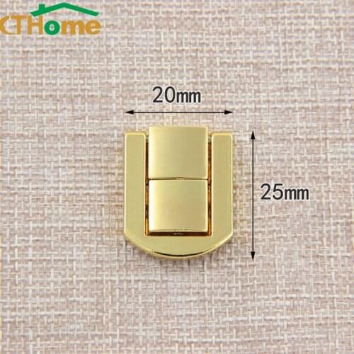 Antique Hasp Alloy Luggage Wood Boxes Wine Small Square Gift Metal Tool Box Buckle Treasure Chest Hasp and Lock Accessories