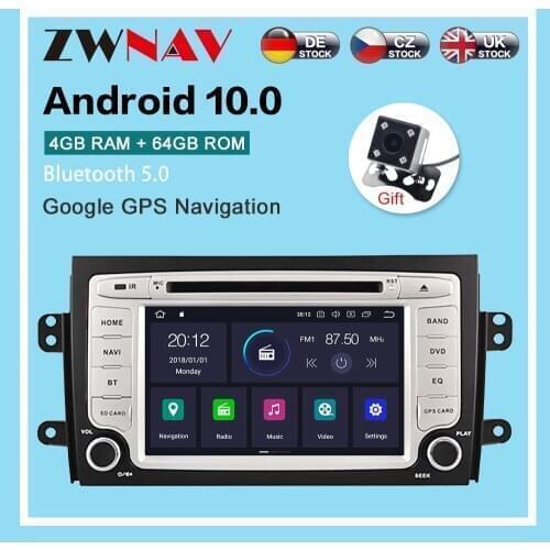 Android10.0 4G+64GB Car radio player GPS Navigation for SUZUKI SX4 2006-2012 Multimedia Player Radio stereo head unit dsp isp