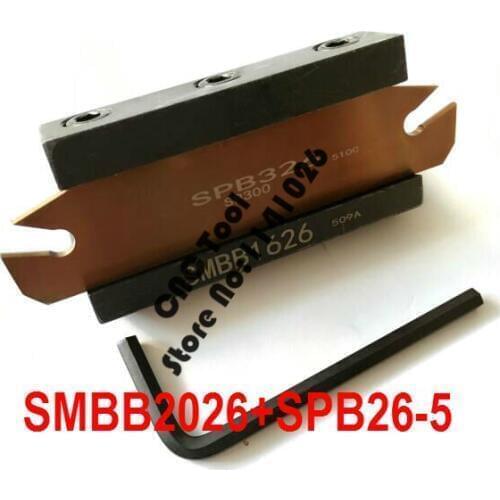 Free delivery of SPB26-5 NC cutter bar and SMBB2026 CNC turret set Lathe Machine cutting Tool Stand Holder For SP500 ,ZQMX5N11