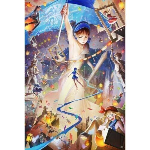 Future world The wooden puzzle 1000 pieces ersion jigsaw puzzle white card adult childrens educational toys