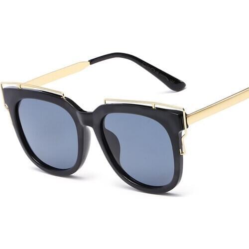 Cateye Women Sunglasses Polarized Sun Glasses for Female Driving Vintage Retro Brand Designer Woman Shades TAC Lens Metal Frames
