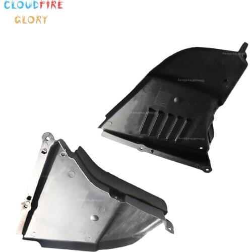 CloudFireGlory 51717033753 51717033754 LH RH Engine Splash Shield Cover Bottom For BMW 5 Series 530i 2004-2007 550i 530xi 545i