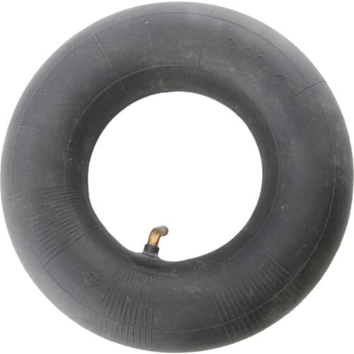 3.00-4 Black Rubber Tire Inner Tube Bent Valve Stem for 3.00-4 Motorcycle Parts