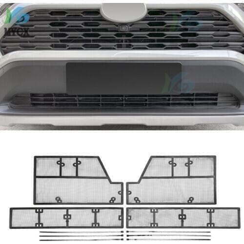 For Toyota RAV4 RAV 4 XA50 2019 2020 Steel Grille Insect Screening Mesh Front Grille Net Cover