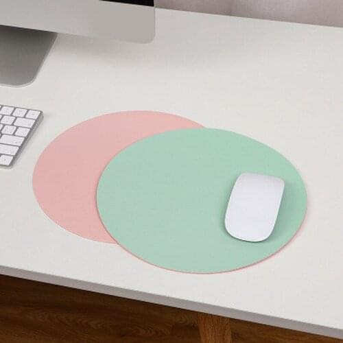 Double-sided Universele Anti-Slip Mat Mouse Pad For Laptop Pc Lederen Gaming Muizen Mat Nieuwe Bureau Kussen Mode Comfortabele