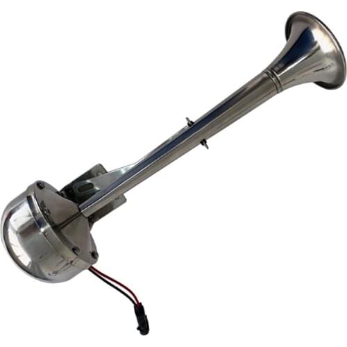 Marine electric whistle horn ship cruise ship stainless steel single tube double tube electric horn electric whistle 12/24V110db