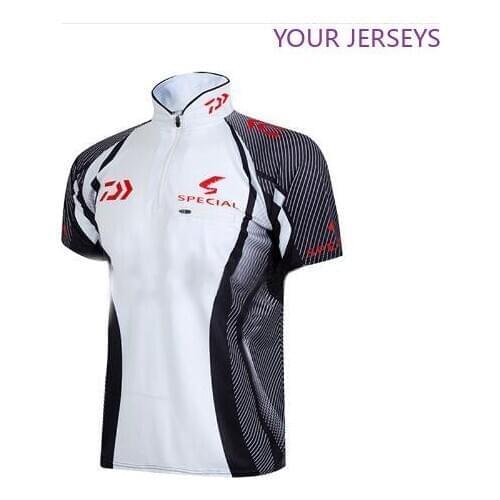 New Brand Fishing Shirt Short Sleeves Breathable Quick-dry Anti-UV Summer Clothes Outdoor Sport Dawa T