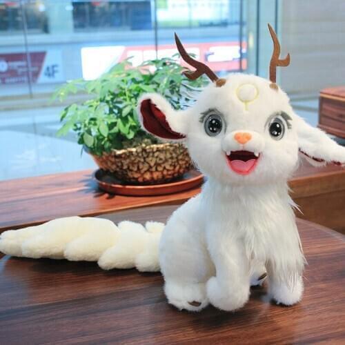 2020 New Cartoon Deer Plush Toy Stuffed Animal 35cm Kawaii Alpaca Plush Doll Birthday Gift For Children