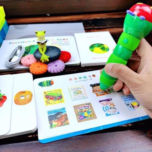 2021 New WIFI Smart point Reading Pen Version Of The Caterpillar Point Reading 32G Supports Over 1500+ Original Point Reading