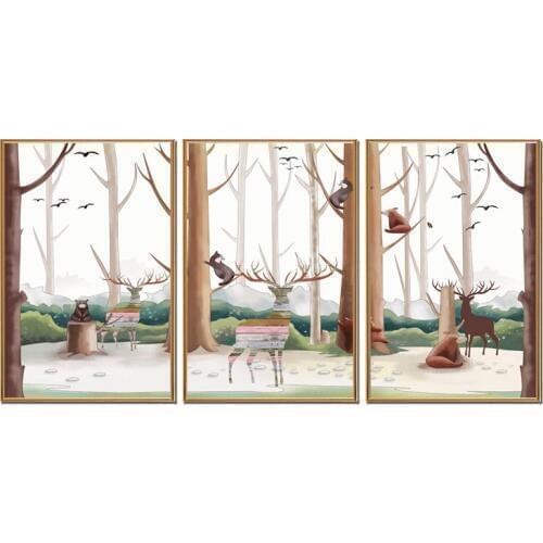 Factory wholesale (No Framed) Modern abstract landscape Canvas Print On Canvas Printing Wall Pictures 12YM-A-579