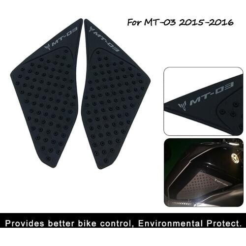 OLPAY Motorcycle Gas Tank Side Traction Knee Protector Anti Slip Pad For Yamaha MT03 MT-03 2015-2016