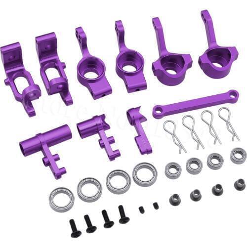RC HSP 1/10 Upgrade Parts Alloy Knuckle Steering Hub Carrier Base C 102010 102011 102012 122057 Fit Redcat Monster Truck Buggy