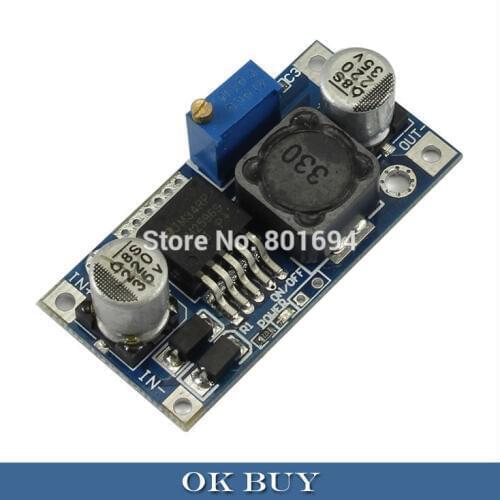 LM2596 DC-DC 32/24/14V To 19/12/9/5V 2A Adjustable Non-isolated Voltage Step-down Power Module Converter With Reverse