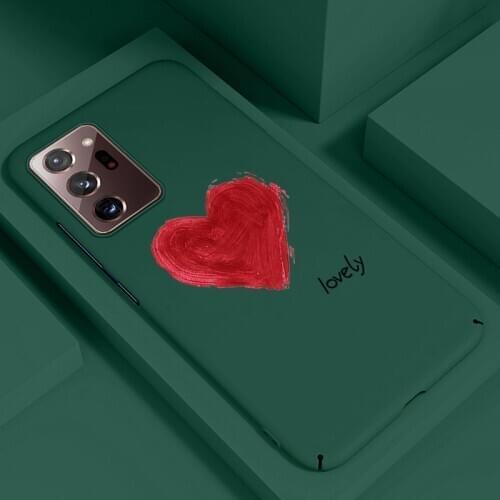 Ultra-thin Colorful Matte Hard PC Phone Case For Samsung Galaxy S20 S10 E 5G S9 S8 Note 20 10 9 8 Plus Luxury Cute Frosted Cover