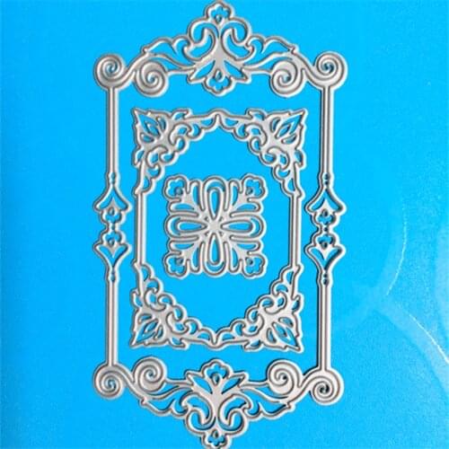 YLCD018 Frame Metal Cutting Dies For Scrapbooking Stencils DIY Album Cards Decoration Embossing Folder Die Cuts Template New
