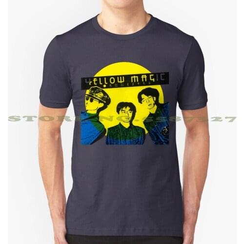 Yellow Magic Orchestra Cool Design Trendy T-Shirt Tee Yellow Magic Orchestra Ymo Haruomi Hosono Yukihiro Takahashi Ryuichi