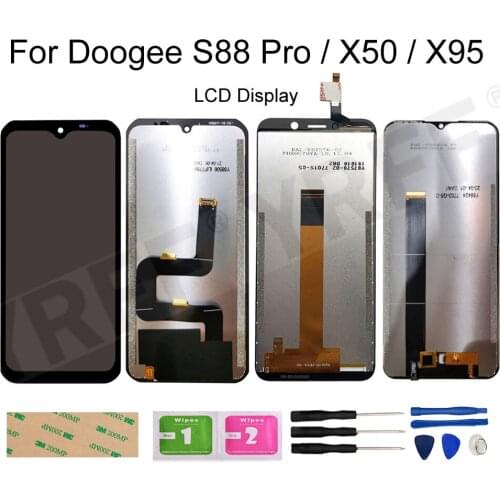 For Doogee S88 Pro LCD For Doogee X95 X50 lcd Display Touch Screen Digitizer Assembly Repair Parts New Panel Lens Sensor