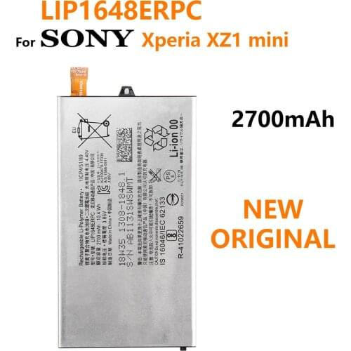 100% genuine Replacement Sony Battery For SONY XZ1 mini LIP1648ERPC Genuine Phone Batteria 2700mAh free tools with track code