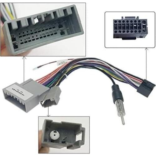 Car Audio DVD Player 16PIN Android Power Cable Adapter forHonda CRV/BRV/HRV/Jazz Radio Wiring Harness