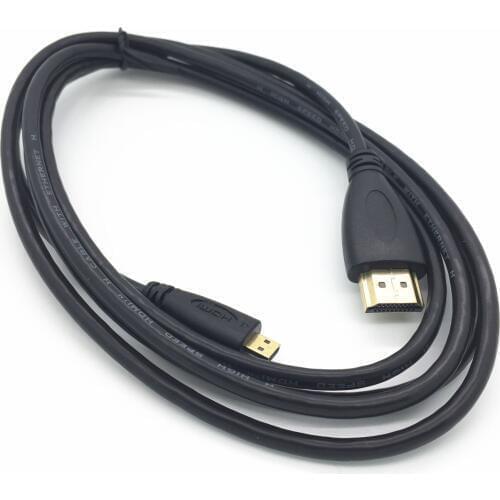 Free Shipping HDMI Male To Micro HDMI Adapter Converter Cable Cord for Panasonic DC-GX800 GF9 ZS100 TZ90 FZ85