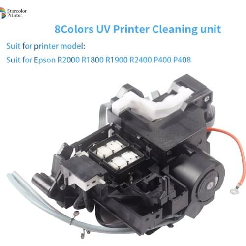 A3 size 8-color UV printer cleaning unit, Epson R2000 R1800 R1900 R2400 P400 P408 ink pump ink-absorbing sponge cap station