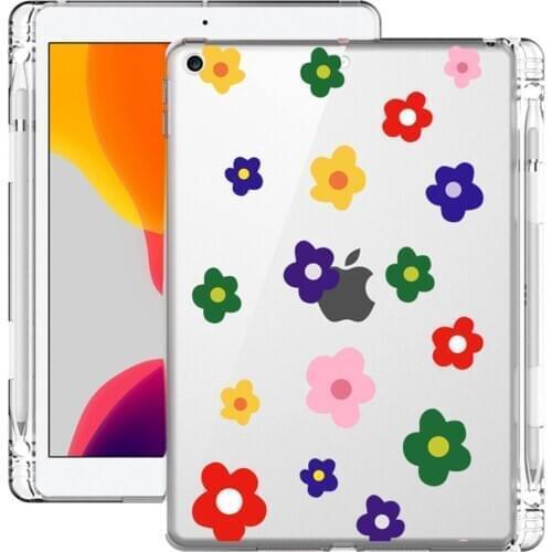 Fruits Painting For Air 4 ipad 7th Generation 6th Pencil Holder 9.7 ipad Pro 12.9 Case 2020 Clear Cover iPad Mini Cases 2018
