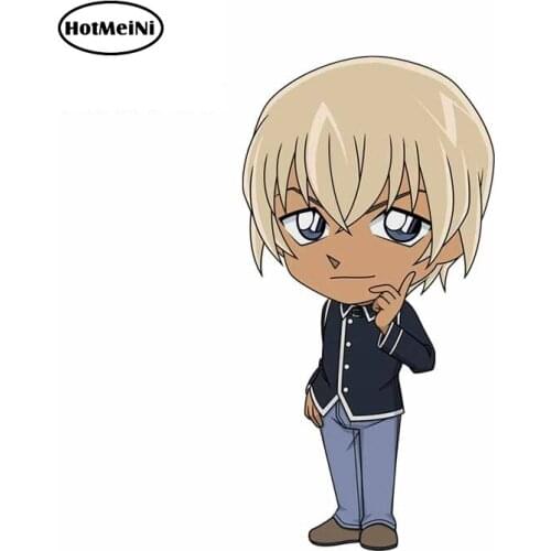 HotMeiNi 13cm x 6.9cm For Detective Conan Fine Decal Custom Printing Car Stickers Car Accessories Vinyl Material Decoration