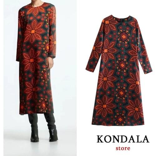 Женские повседневные платья KONDALA China At AliExpress
