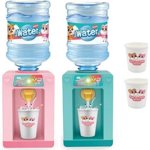Mini Cute Simulation Drink Water Dispenser with Light Sound Kids Play Toys Gift Children Education Toys For Kids Toys Gift