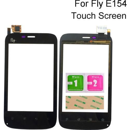 3.5'' Mobile Touch Screen For Fly E154 Touch Screen Digitizer Sensor Outer Glass Lens Panel Tools 3m Glue