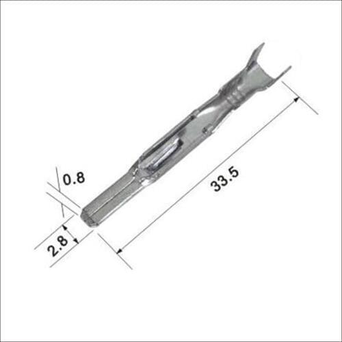 Male connector female wire connector connector tyco terminal Plugs socket Fuse box Wire harness Soft Jacket DJ617-2.8A