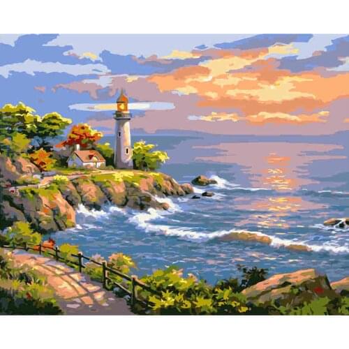 Olieverfschilderij Van Nummers Bloem Op Canvas Set Decor Voor Paint Color By Number Girl Handgeschilderd Gift 40X50cmMulticolor