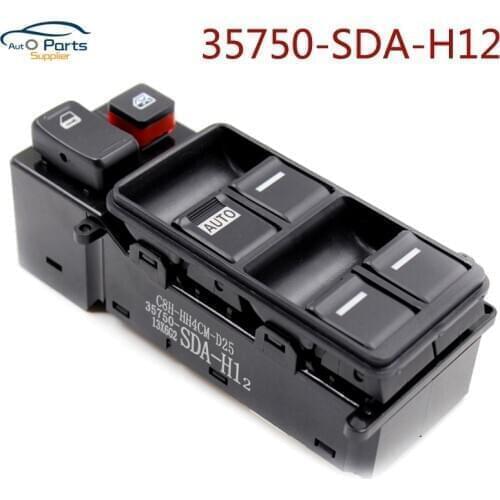 YAOPEI OEM 35750-SDA-H12 For Honda Accord 2003-2007 Auto Electric Power Window Switch Master Controller Switches 35750SDAH12