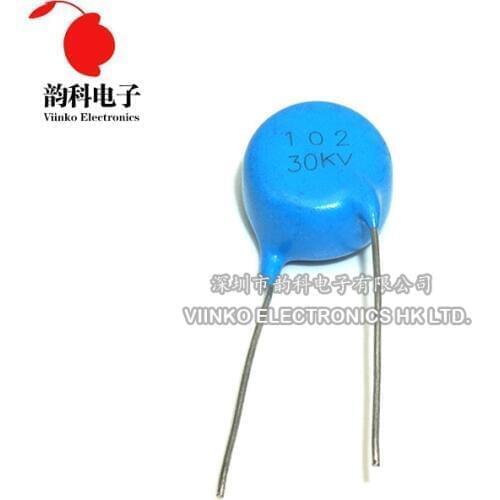 1pc 30KV 1000PF 1NF 102 High Voltage Ceramic Capacitor