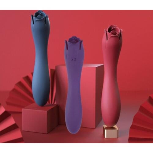 10 Frequency Vibration Tongue Licking Stick for Women G Spot Vibrator Clitoris Stimulator Massager Magic Wand Adult Sex Toys