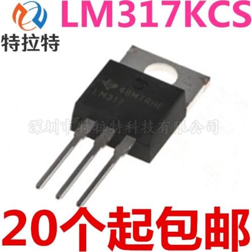 10pcs/lot Lm317kcs LM317 TO-220-3 Linear Voltage Regulator Chip Brand New & Original